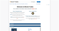 Desktop Screenshot of bitcointrades.com